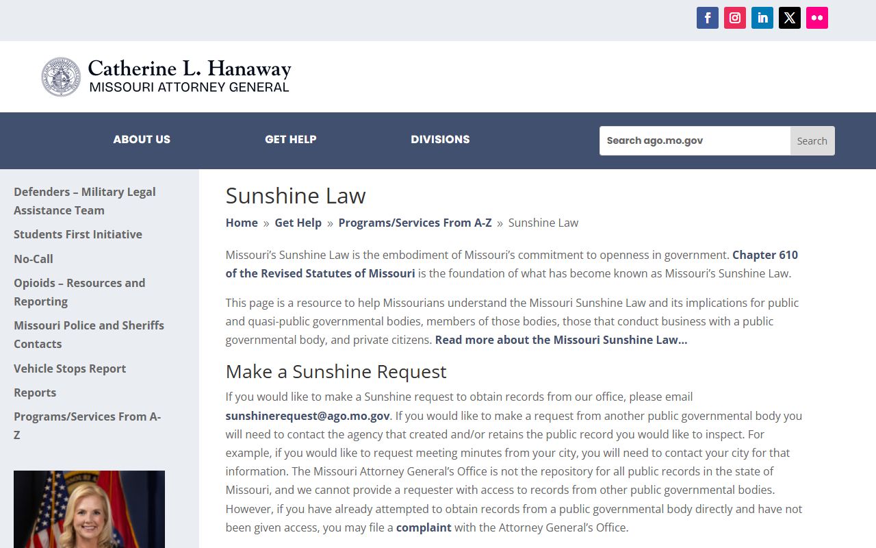 Monroe County court records Sunshine Law resource