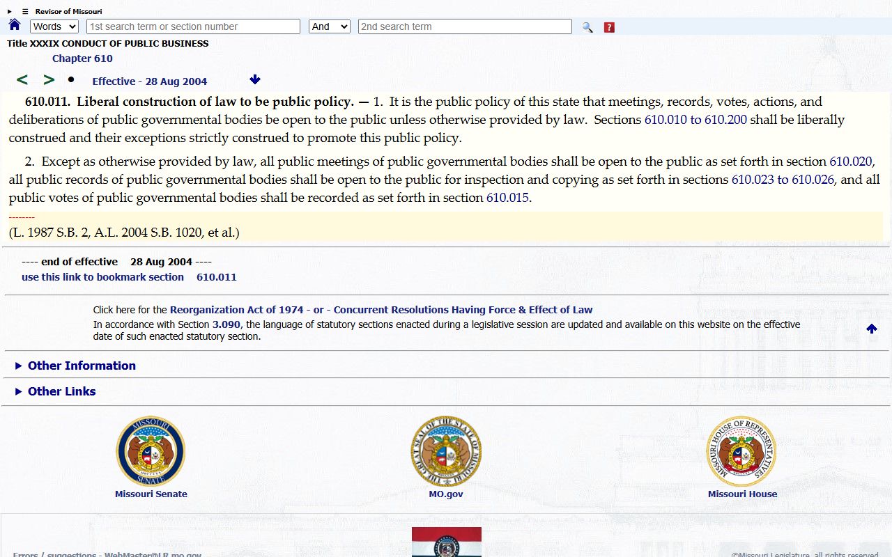 Monroe County court records Sunshine Law policy